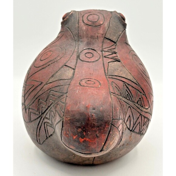 Ernesto Duran Chile Studio Ceramic Folk Art Pottery Bird Figure Vintage‎ Signed - Picture 4 of 14